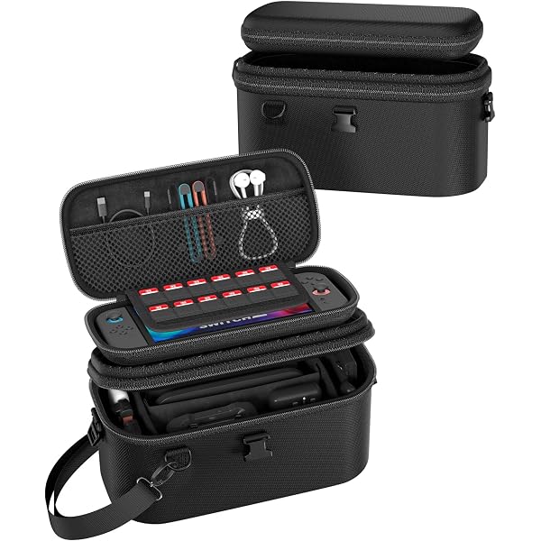 Amazon.com: PDP Gaming Overnight Case GLOW, 2-in-1 Pull-N-Go